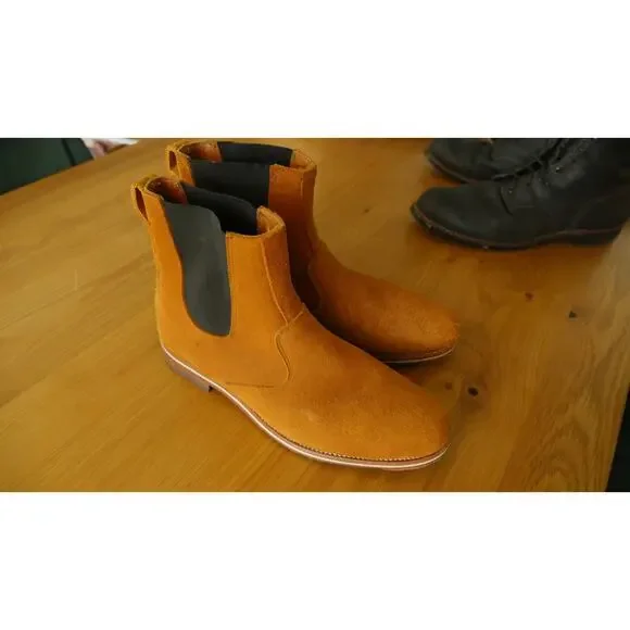 Mens 12 D USA Helm Riley Chelsea Boots (Rancourt Made) - Picture 9 of 14
